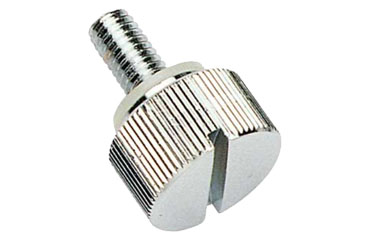 黄銅 (-) スリワリ付き ローレットビス (ナイロンワッシャー付)(K-8)(ホシモト品)